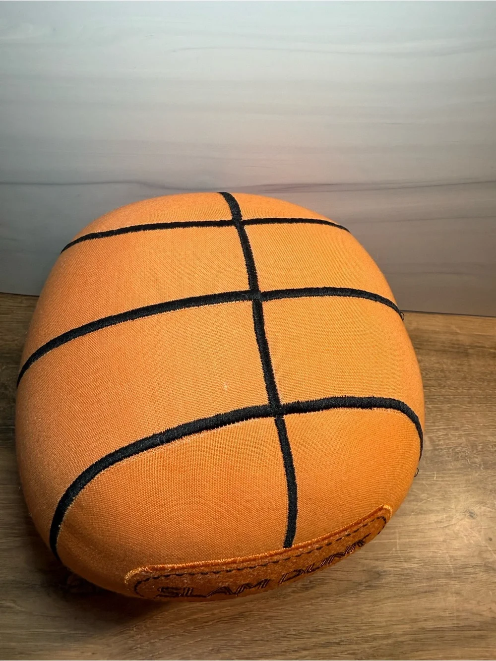 Crate & Barrel Slam Dunk Basketball Throw Pillow Sports Decor 14